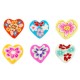 Katsuki Perlen 10mm Herz Blumen Multicolour